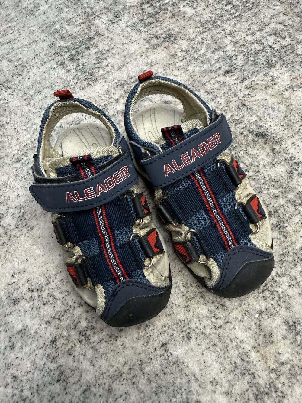 ALEADER Sandals Big Kids Youth Size 8 Toddler Blue Waterproof Sport Shoes Hiking